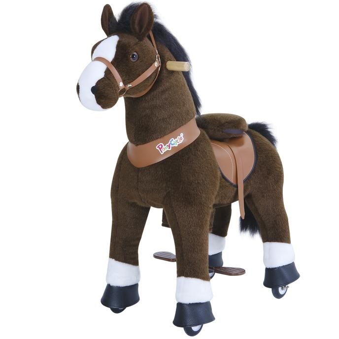 PonyCycle® U Donker Bruin Paard Ux421 voor Leeftijd 4-9 jaar