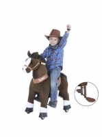 PonyCycle® U Donker Bruin Paard U421 voor Leeftijd 4-9 jaar