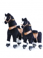 PonyCycle® U Zwart Paard U426 voor Leeftijd 4-9 jaar