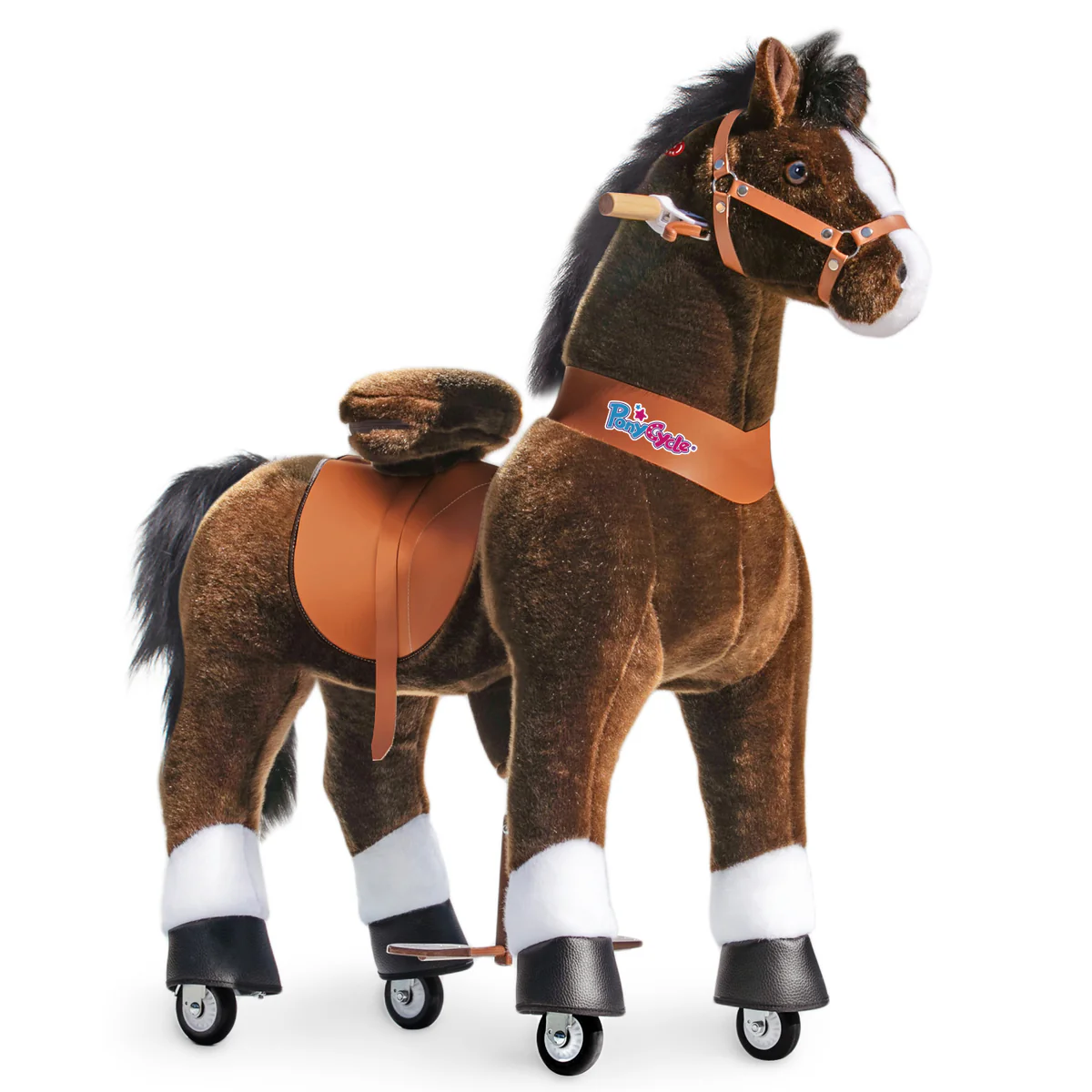 PonyCycle® U Donker Bruin Paard Ux521 voor Leeftijd 7+